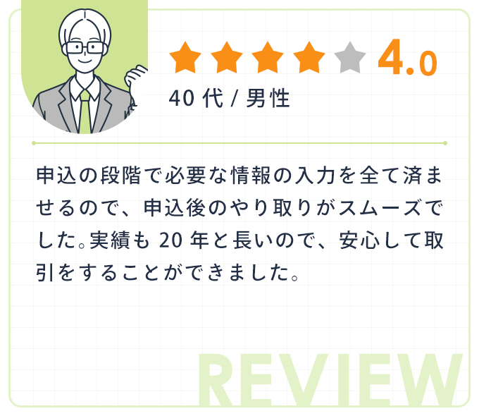 ★★★★★|20代男性