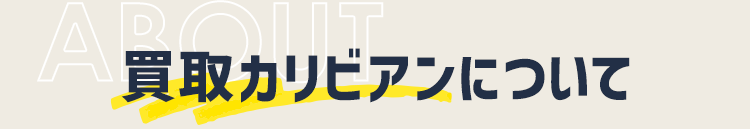 買取カリビアンについて